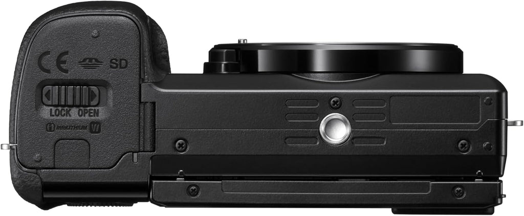 Sony ILCE6100KB Alpha 6100 Mirrorless 4K Video Camera with E PZ 16-50mm Lens - Black