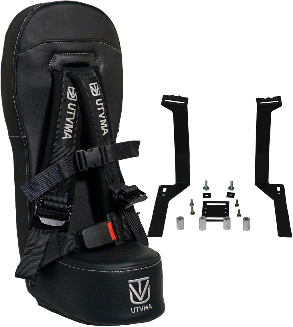 UTVMA Bump Seat Compatible With Can Am X3 - Easy Install | UTV Jump Seat | Bump Seat for Kids - Harness & All Mounting Hardware Included, Front or Rear Use | All Models of X3 | (2017-2025)