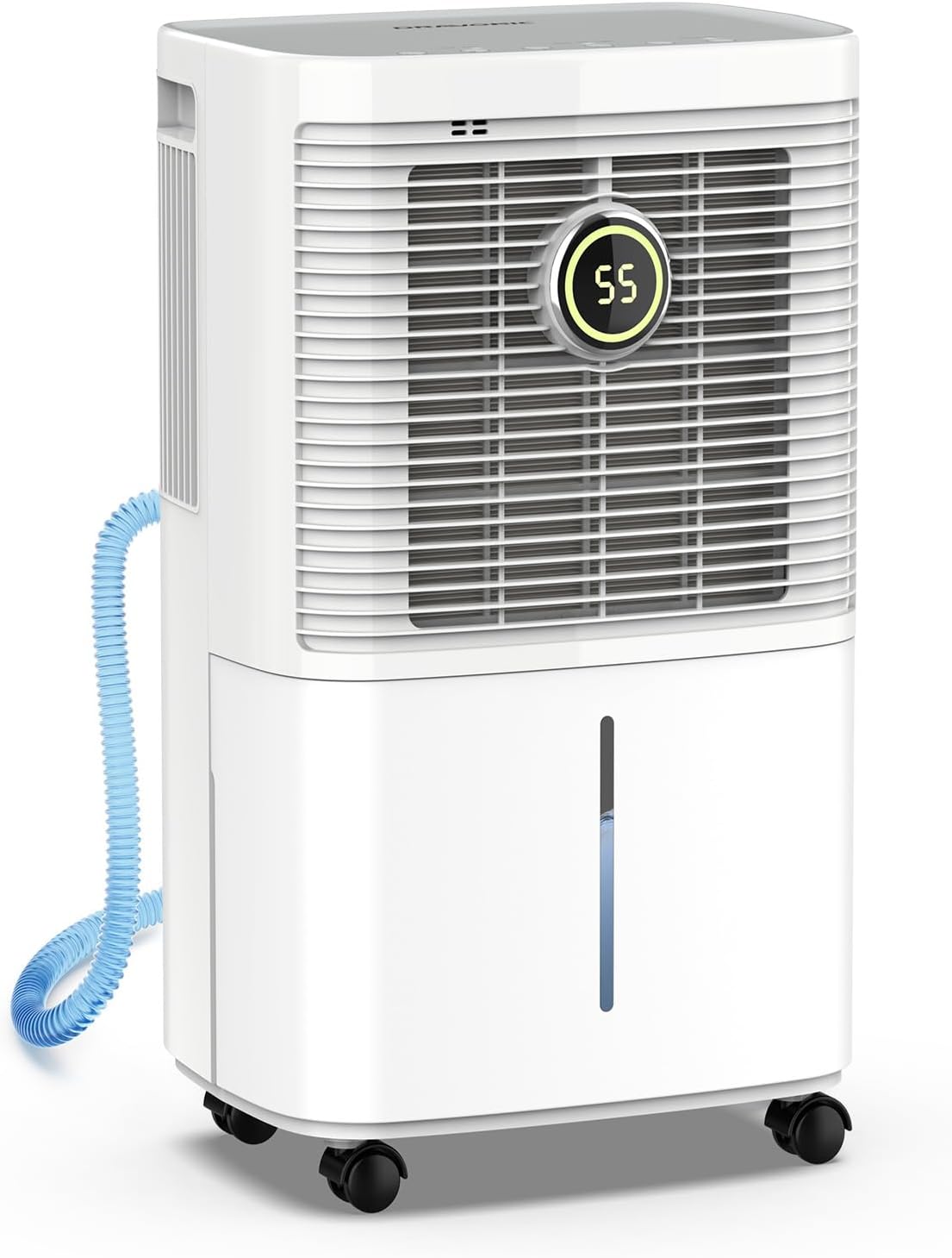 34 Pint Dehumidifiers for Home, Basement, Bedroom, Bathroom, 2500 Sq.ft Dehumidifier with Drain Hose, Smart Humidity Control & Display, 3 Operation Modes, 24H Timer, Child Lock (White)