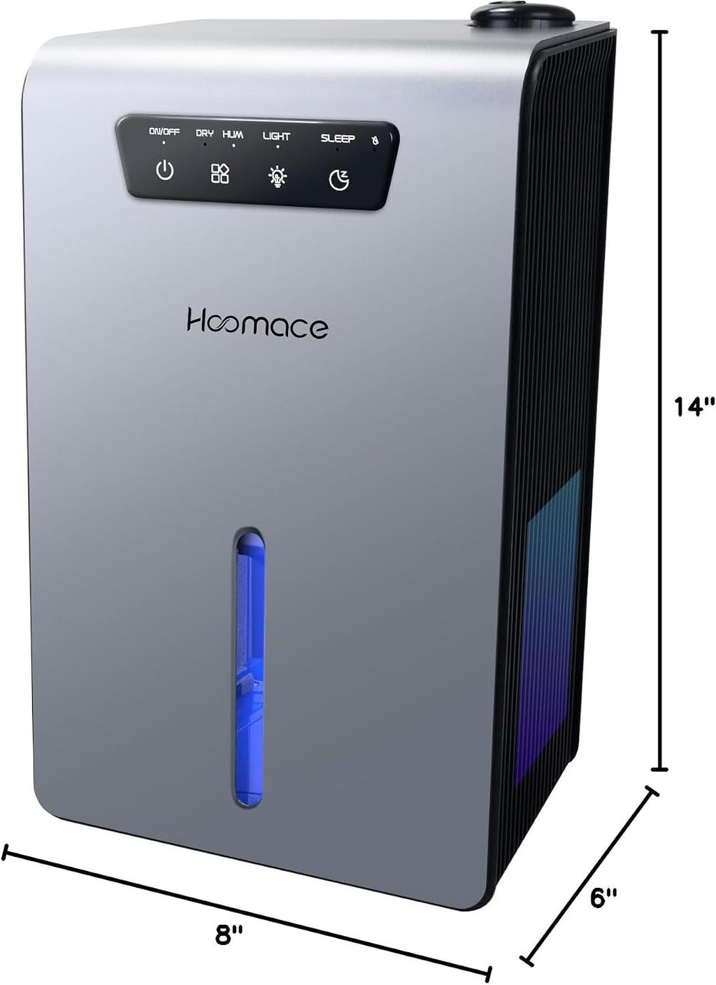 Dehumidifier,2 in 1 Humidifier Dehumidifier Combo,102 OZ Water Tank Dehumidifiers for Home Bedroom,Basement Bathroom,Auto Shut Off,Sleep Mode,7 Colors LED Light