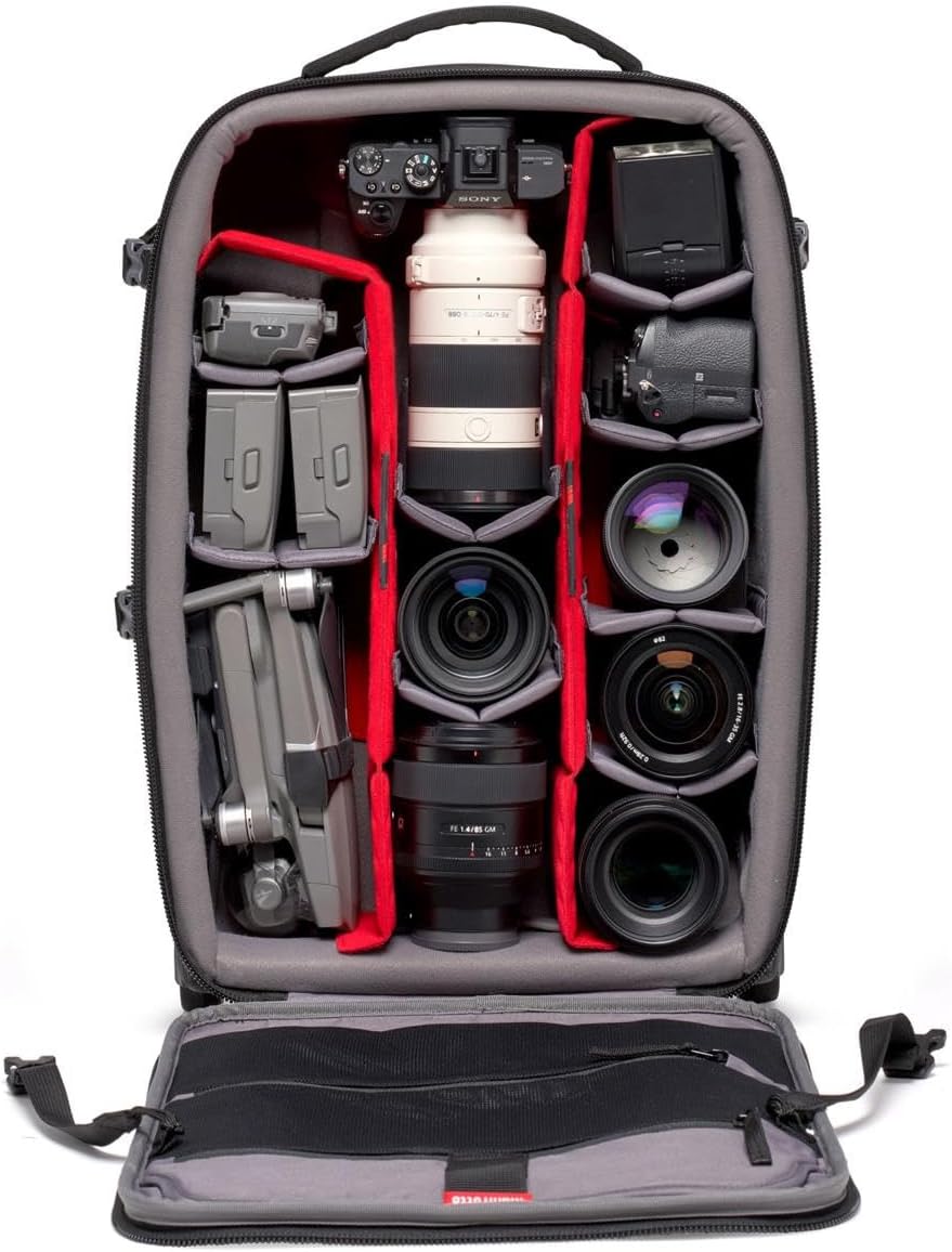 Manfrotto Advanced Trolley M III, for Reflex/Mirrorless Camera with Lenses, Hand Luggage, Reflex Bag with Tripod Attachment, Photography Accessories