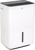 GE Energy Star Portable Dehumidifier for Basement, Bedroom, Bathroom, Closet or Small Rooms up to 1500 Sq Ft, 22 Pint with Removable Bucket and Continuous Drain Connect for Auto or Manual Drainage