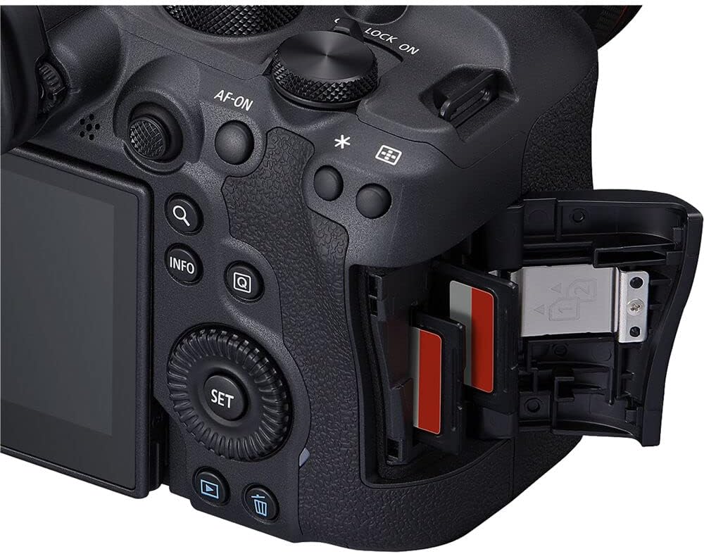 Canon EOS R6 Mark II Mirrorless Camera Kit with RF 24-105mm f/4 Lens | 24.2MP Full-Frame, 4K 60fps, Dual Pixel CMOS AF II, Vlogging & Professional Photography (5666C011) + 64GB Card + Shoulder Bag