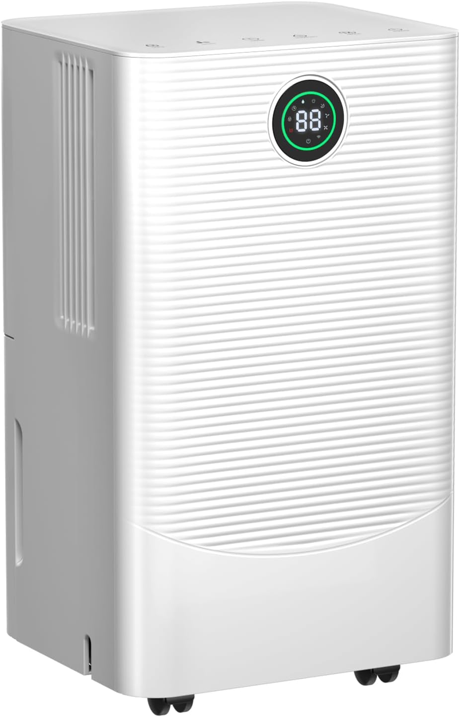 Electactic 25 Pint Dehumidifier for Bedroom Bathroom Basement, 38dB Quiet, Precise Humidity Control, 3 Modes, Drain Hose & 0.53 Gal Water Tank, Small 1800 Sq.ft Dehumidifiers for Apartment RV Dorm