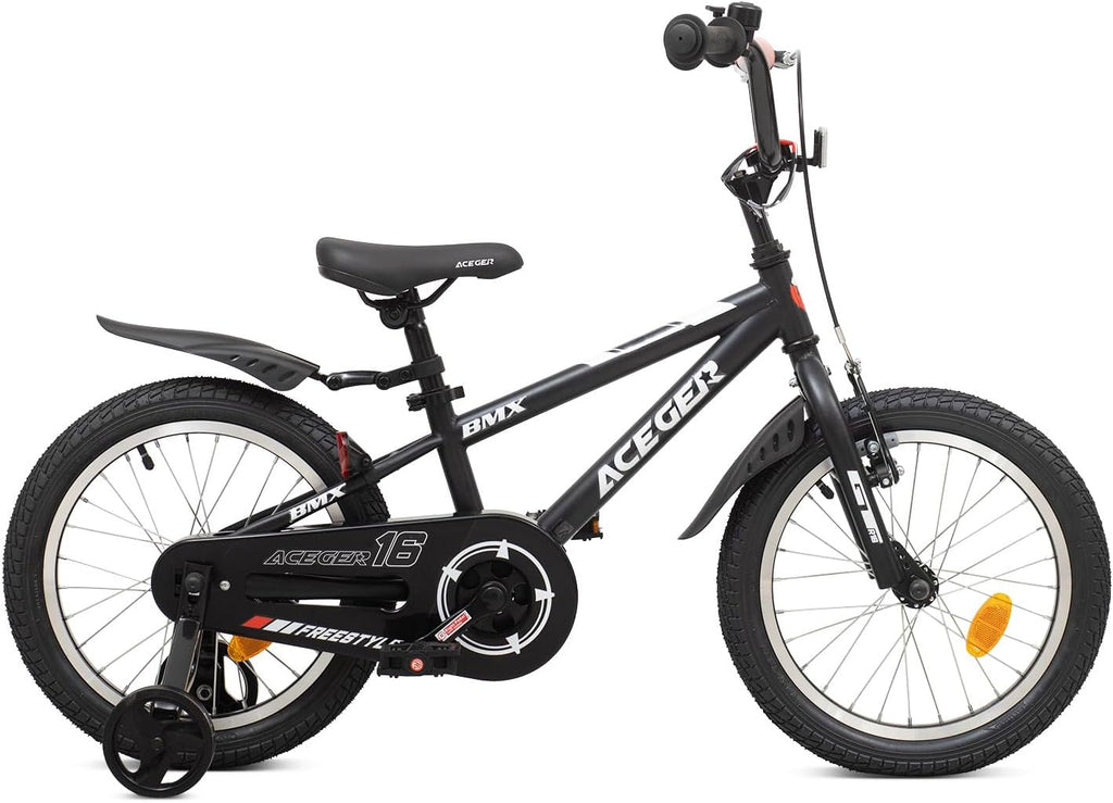 ACEGER Kids Bike for Ages 2-12 Years Old Boys Girls and Toddler, 12 14 16 18 Inch Children Bicycle with Training Wheels, 20 Inch Bike with Kickstand, Multiple Colors.