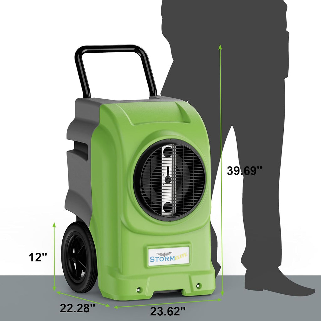 ALORAIR 270 Pints Commercial Dehumidifiers for Large Room or Basements, Industrial Large Dehumidifier with Pump and Drain Hose, Water Damage Restore, Limited 5 Years Warranty