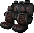 Car Seat Cover Fit for Mini Cooper 2002-2012,Compatible Airbag Non-Slip Waterproof Seat Covers,Car Seat Protector Premium Interior (Standard 5 Seats,Black Coffee)