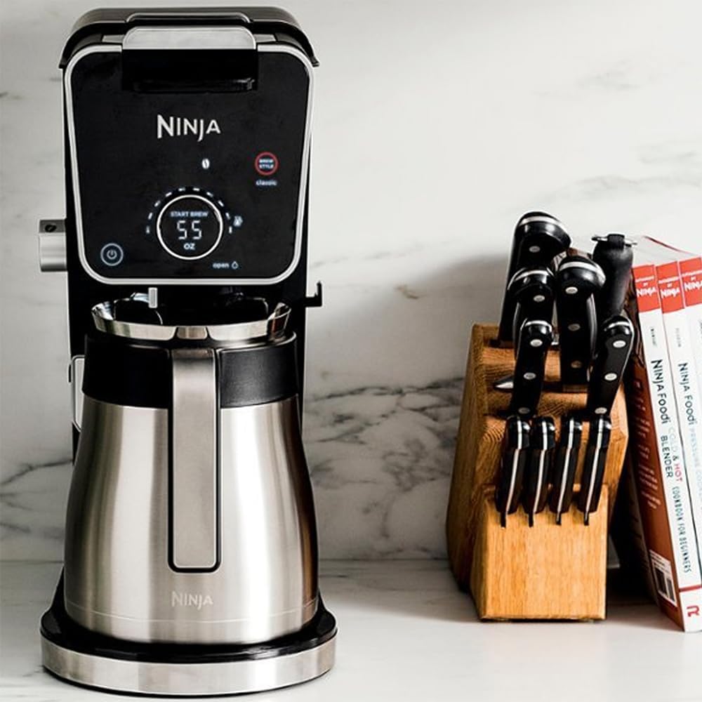 Ninja (Refurbished CFP305 DualBrew Pro Specialty 12-Cup Drip Coffee Maker Thermal Carafe (Renewed)