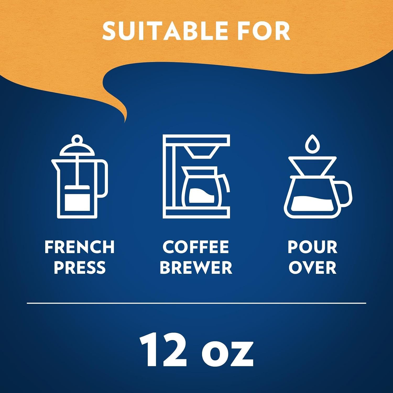 Lavazza Costiera Gran Aroma Ground Coffee 6 Bags of 12oz, Light Roast, Smooth and Aromatic Taste, Intensity 2/5, 100% Arabica, Ideal for Drip Brewers, (Pack of 12) - Package May Vary