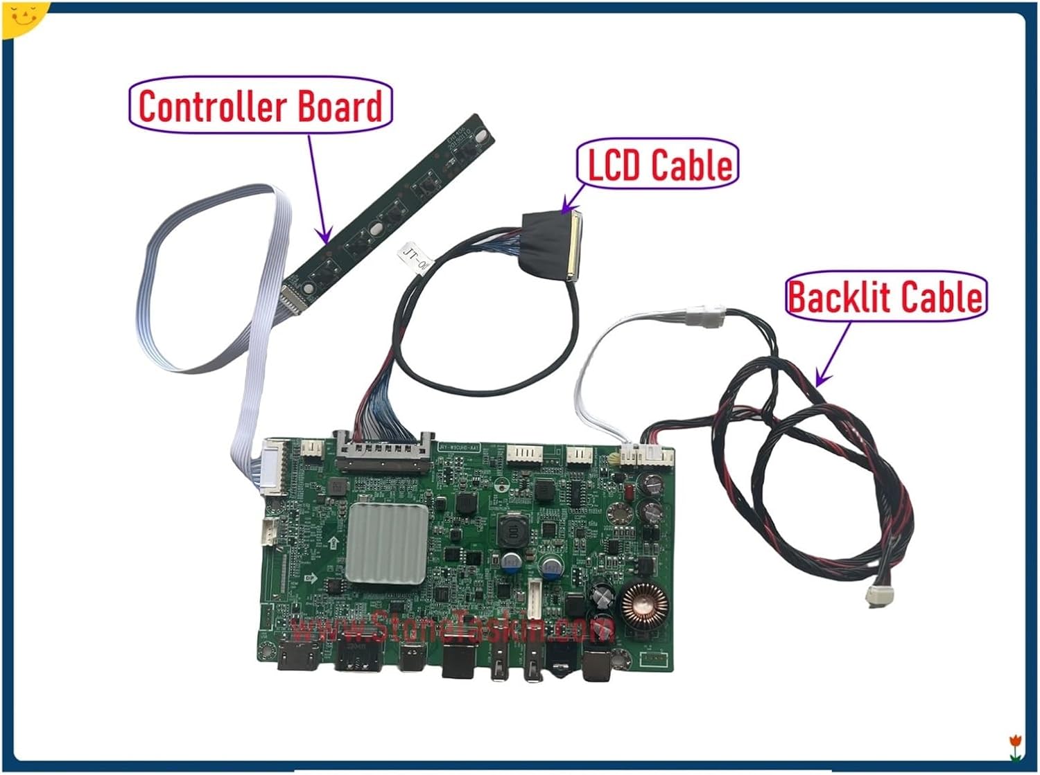 JRY-W9CUHD-AA1 5K Driver Board For 27 Inches A1419 A2115 LM270QQ1/QQ2 DIY External Monitor Display Screen DP1.4(LM270QQ1)