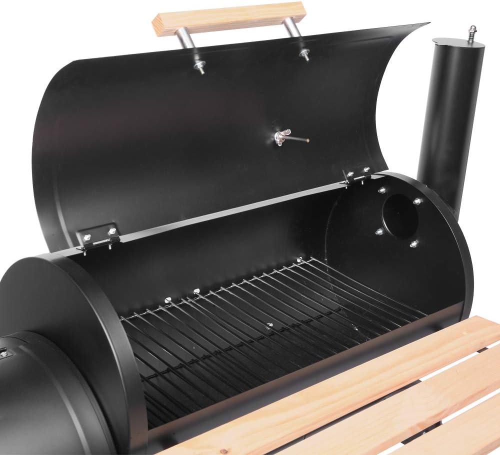 Ochine Portable Charcoal Grill, Barbecue Charcoal Grill, Stainless Steel Folding BBQ Grill and Smoker, Barbecue Grill for Outdoor Cooking Camping Hiking Picnics Garden Beach Party BBQ Tools