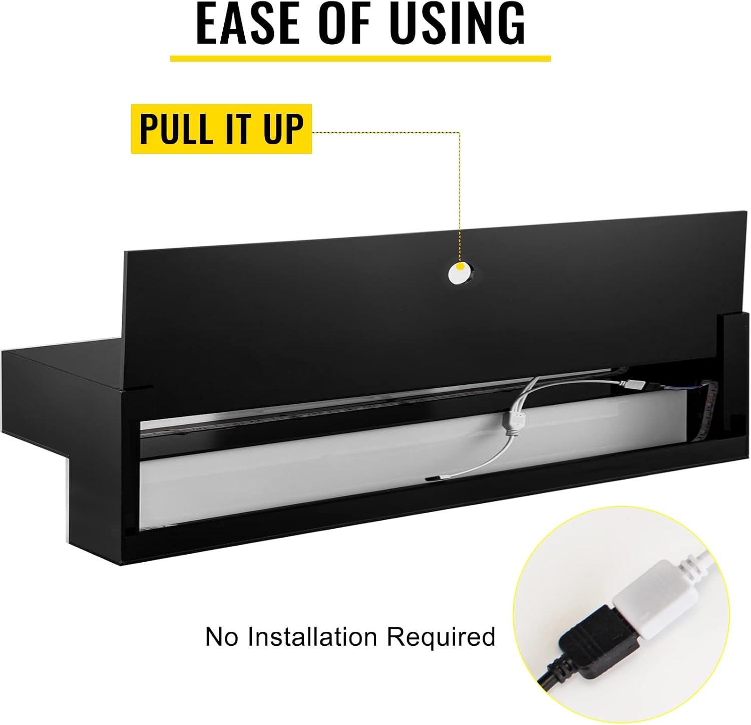 VEVOR LED Lighted Liquor Bottle Display Shelf, 2-Step 40-inch LED Bar Shelves for Liquor, Illuminated Home Bar Shelf with RF Remote & App Control 7 Static Colors 1-4 H Timing, Acrylic Lighted Shelf for 20 Bottles