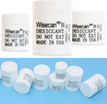 Wisesorb 3 Gram 1500 Pack Silica Gel Canister, Desiccant Canister, Silica Gel Capsules, Desiccant Capsules, Moisture Absorbers for Food Storage, Food Safe Dehumidifiers Wisecan