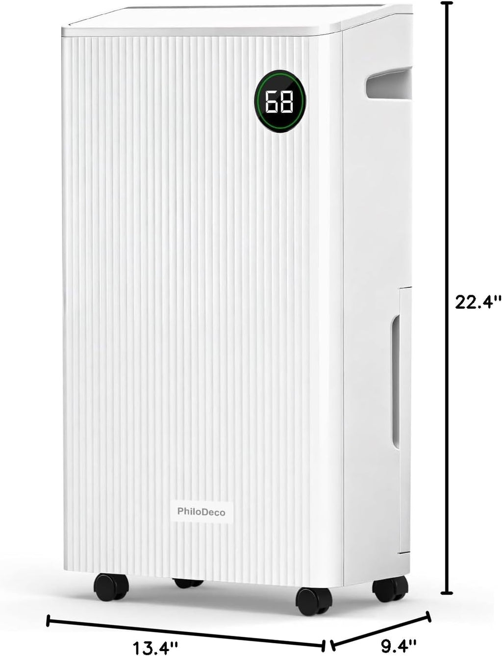 4500 Sq.Ft Dehumidifier with Drain Hose Max 80 Pint, Automatic Defrosting, Intelligent Humidity Control with 24HR Timer, Smart Quiet Dehumidifier, for Basement, Bathroom, Bedroom, Home, White