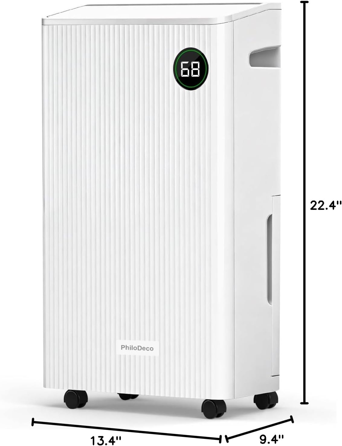 4500 Sq.Ft Dehumidifier with Drain Hose Max 80 Pint, Automatic Defrosting, Intelligent Humidity Control with 24HR Timer, Smart Quiet Dehumidifier, for Basement, Bathroom, Bedroom, Home, White