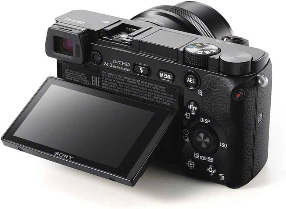 Sony Alpha a6000 Mirrorless Digital Camera 24.3MP SLR Camera with 3.0-Inch LCD (Black) w/16-50mm Power Zoom Lens