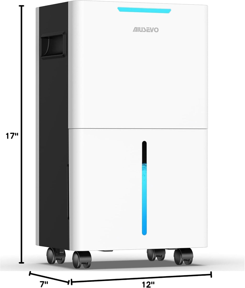 1500 Sq. ft Dehumidifier for Basement and Large Room, 21 Pints Dehumidifiers for Home with Drain Hose, Intelligent Humidity Control, 3 Modes, 24H Timer, Ideal for RV, Bathroom, Bedroom
