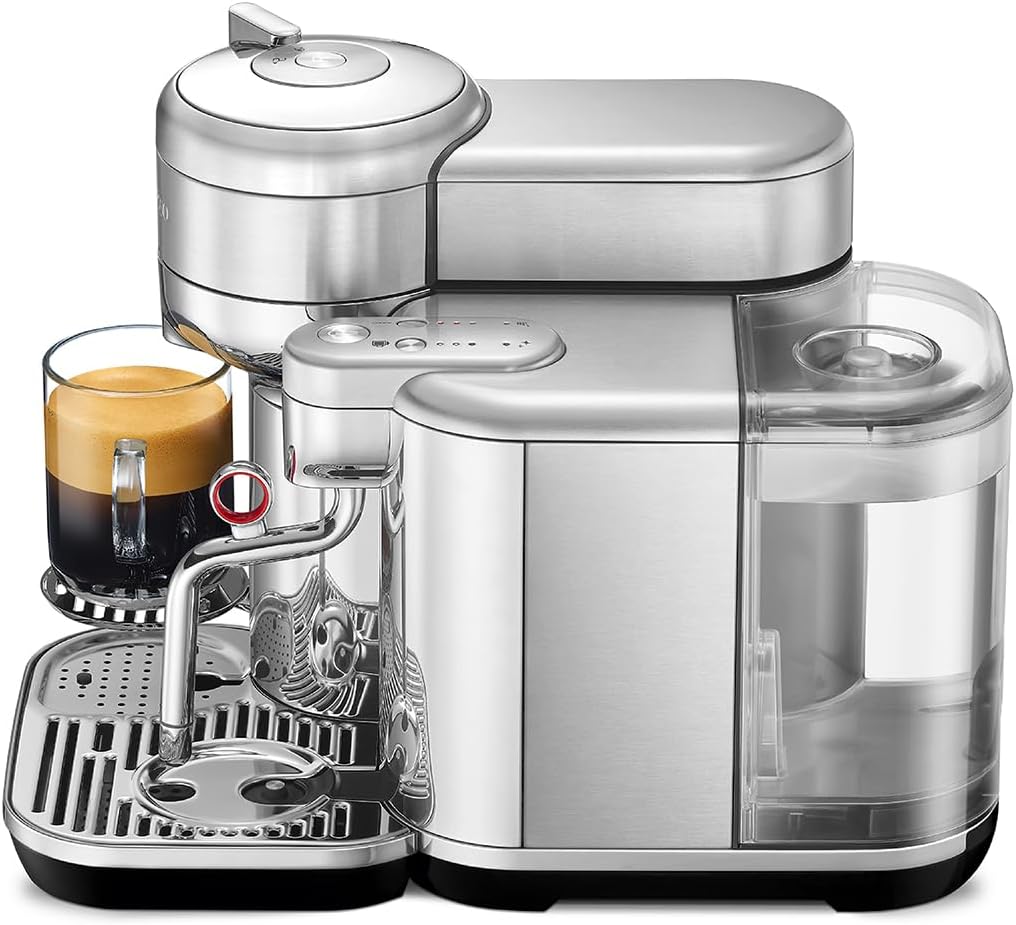 Nespresso Vertuo Creatista Coffee and Espresso Maker by Breville, Brushed Stainless Steel