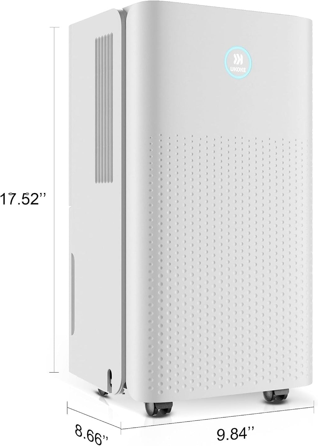 Ukoke Dehumidifiers for Home, 1750 Sq. Ft Energy Star Most Efficient 2025 Small Dehumidifier for Basement and Bedroom, Ultra Quiet with Auto Shut-off