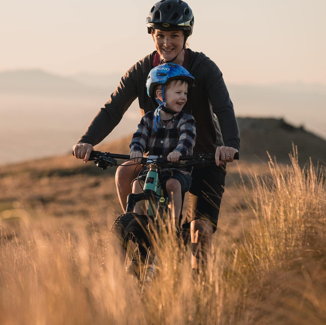 Kids Ride Shotgun - Child Bike Seats - Front Mounted, for Children Aged 2~5 Years, Fits Most Adult Modern Mountain Bikes, Adjustable for Comfort
