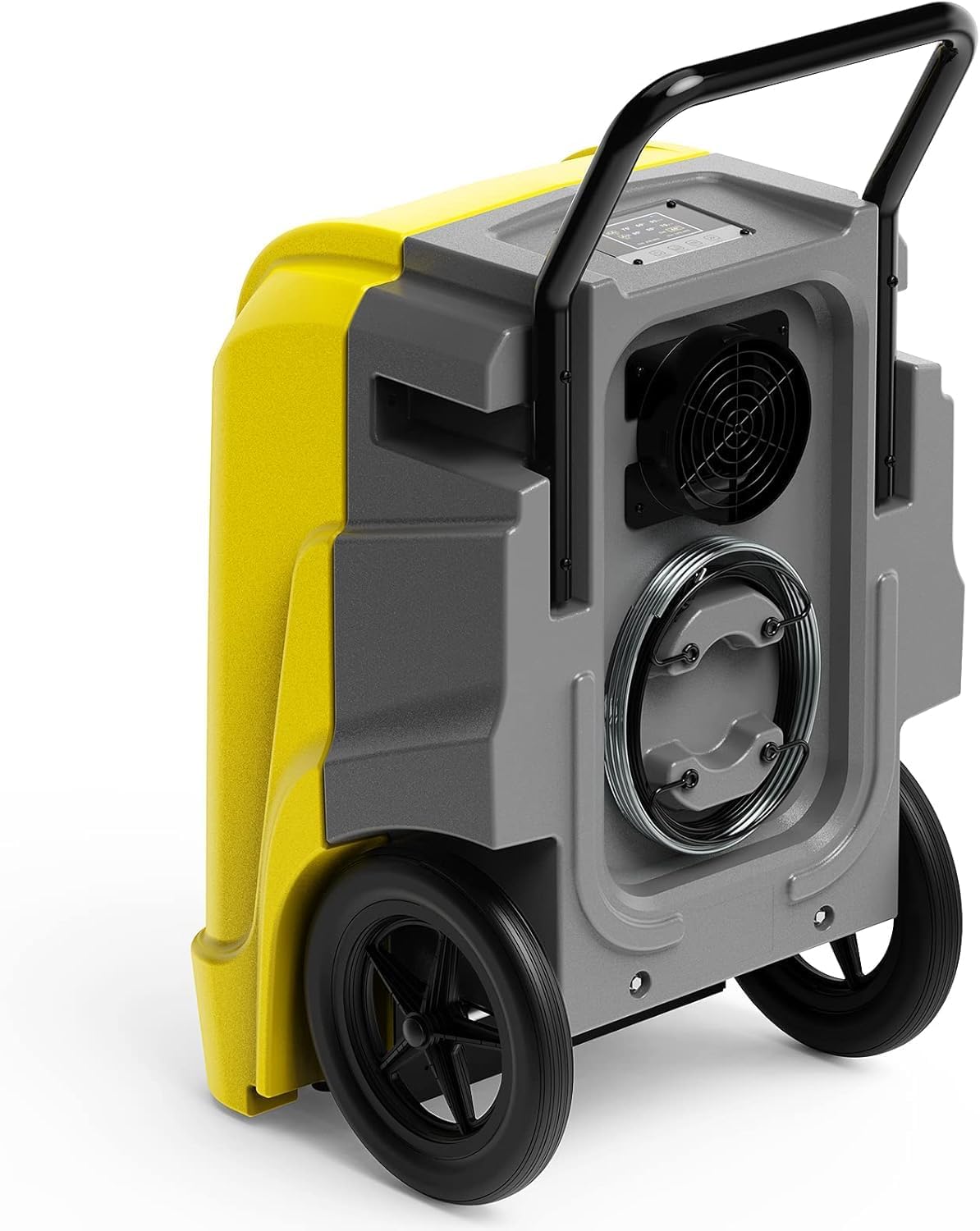 ALORAIR 180 Pints LGR Industrial Dehumidifier with Pump and Drain Hose, Portable Commercial Dehumidifier with Wheels for Home, Basements, Garages, and Job Sites, Yellow