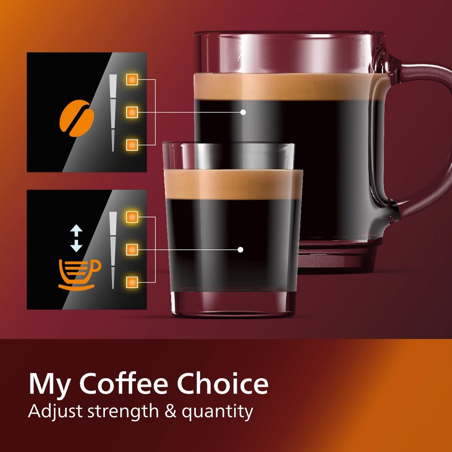 Philips 3200 Series Fully Automatic Espresso Machine, Classic Milk Frother, 4 Coffee Varieties, Intuitive Touch Display, 100% Ceramic Grinder, AquaClean Filter, Aroma Seal, Black (EP3221/44)