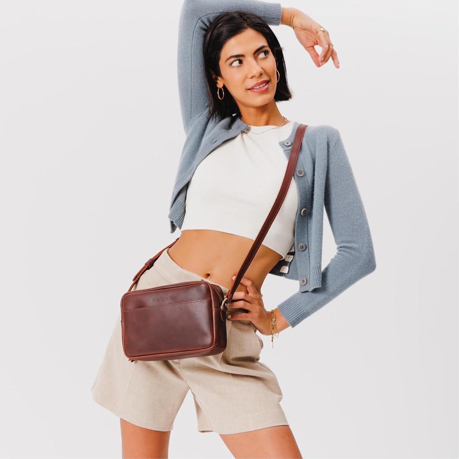 Portland Leather Goods Large Camera Bag Purse for Women – Handmade from the Finest Full-Grain Hides