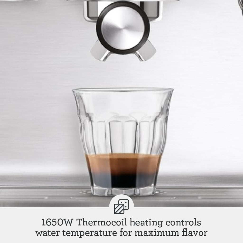 Breville Infuser Espresso Machine BES840XL, Brushed Stainless Steel