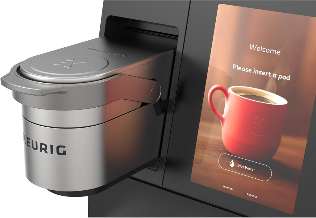Keurig K-4500 Large Business Single Serve Coffee and Specialty Beverage Café System, Plumbed, Silver/Black