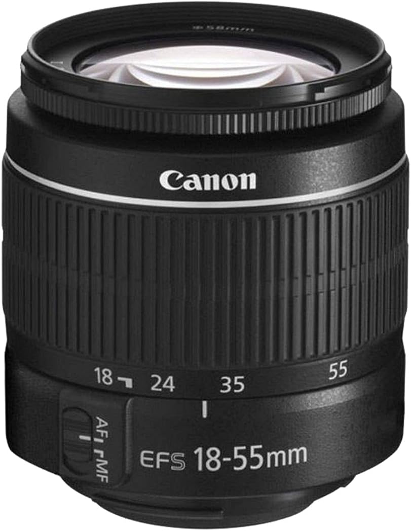 Canon EOS 4000D / Rebel T100 DSLR Camera 18-55mm Zoom Lens + ZeeTech Accessory Bundle with SanDisk 32GB Memory Card, Cleaning Starter Kit, High Speed Memory Card Reader (Renewed)