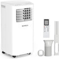 ROVSUN 10000 BTU Portable Air Conditioner & Heater Combo with Remote Control, 4-in-1 Room AC Unit with Heat, Fan & Dehumidifier, Digital Display, Timer & Installation Kit for Home Office Dorm