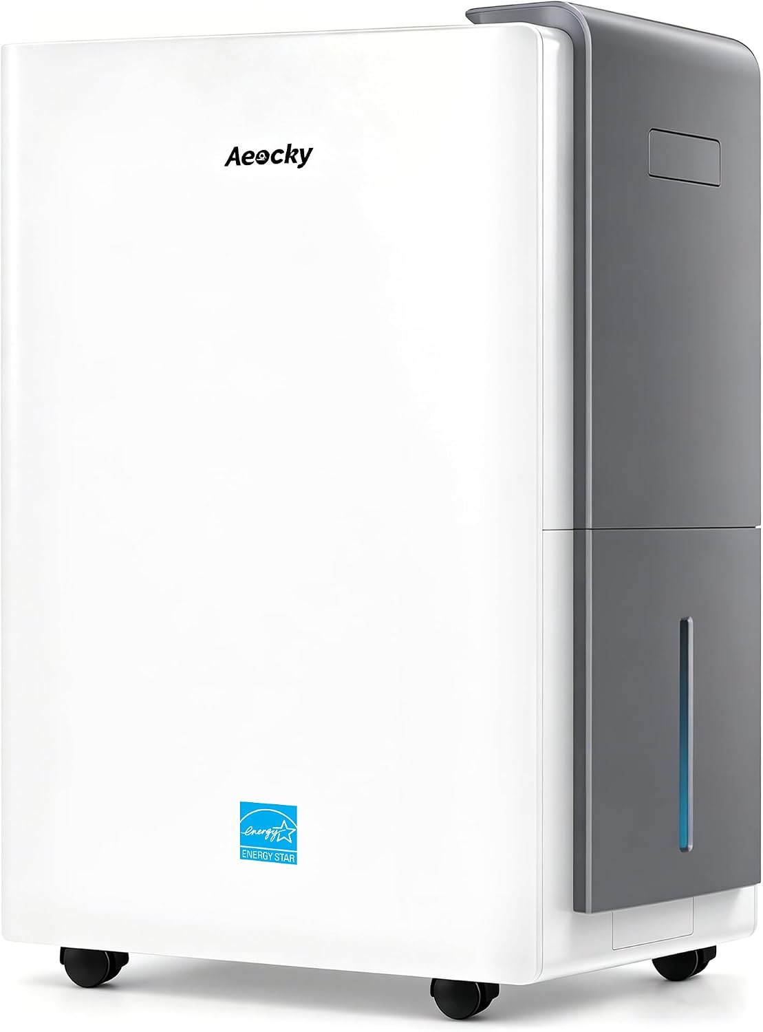 AEOCKY 7000 Sq.Ft Energy Star Most Efficient 2025 Dehumidifier, Max 140 Pint/Day Smart Compressor Dehumidifier with Drain Hose, Intelligent Humidistat,for Basement,Bedroom,Home,Bathroom