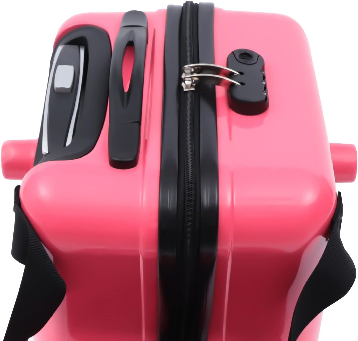 CNCEST 20'/24' Kid's Ride-on Travel Suitcase,Travel Rolling Luggage with Wheels Carry Trolley Luggage with Password Lock,Children's Ride On (20' Purplish red)