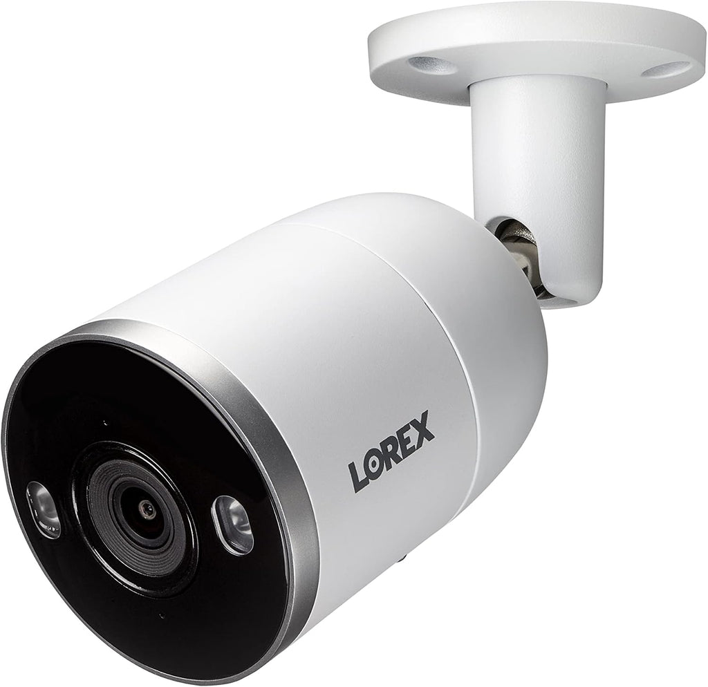 Lorex Fusion 4K Security Camera System w/ 2TB NVR - 8 Channel PoE Wired Home Security System w/ 4 Metal Cameras - Motion Detection, Two-Way Audio, Color Night Vision, Weatherproof Surveillance