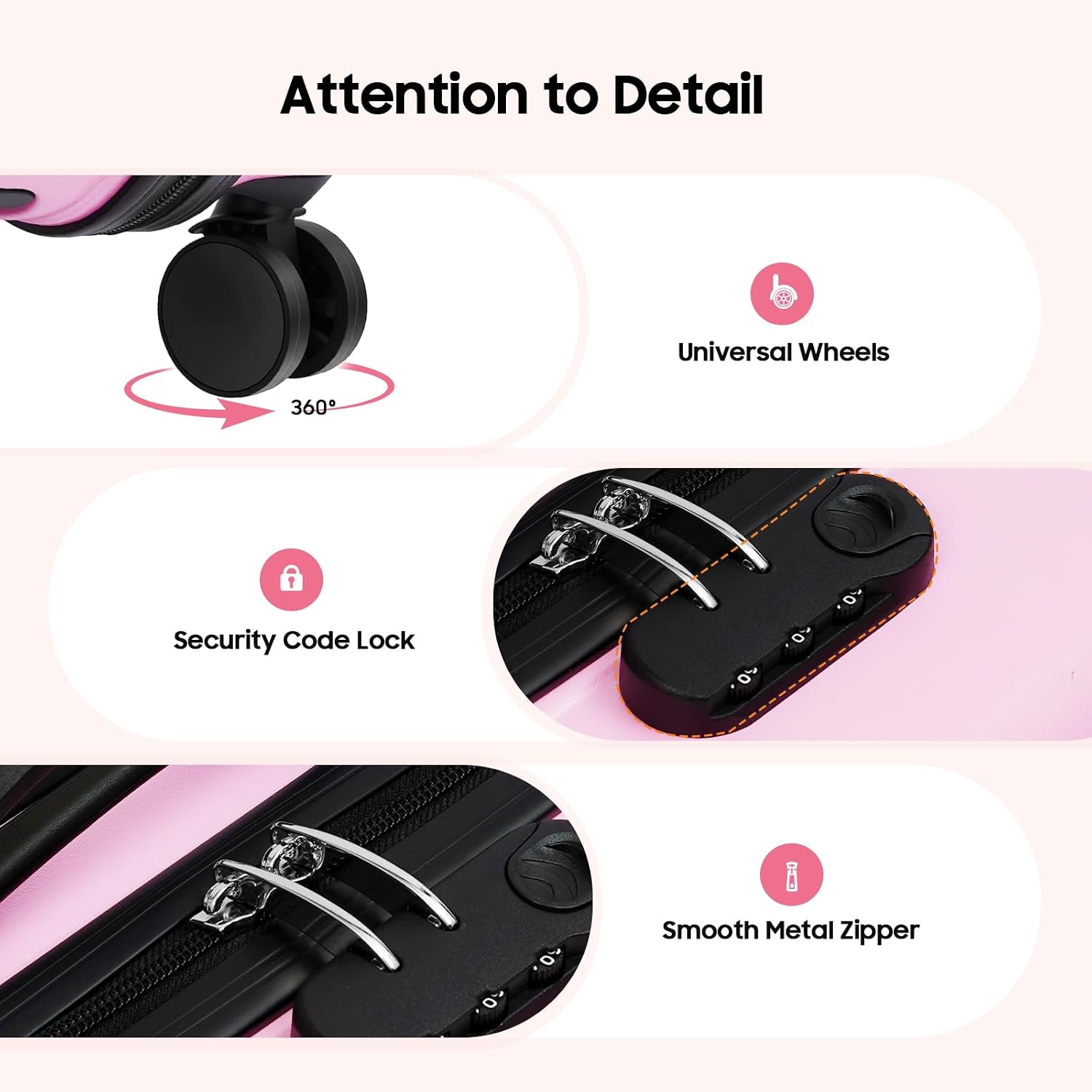 20 Inch Ride-On Suitcase for Kids, Travel Trolley with Wheels, Safety Belt, Adjustable Pull Rod, Scooter Luggage Seat Ride with Lock for Toddler Airplane Travel(Pink)