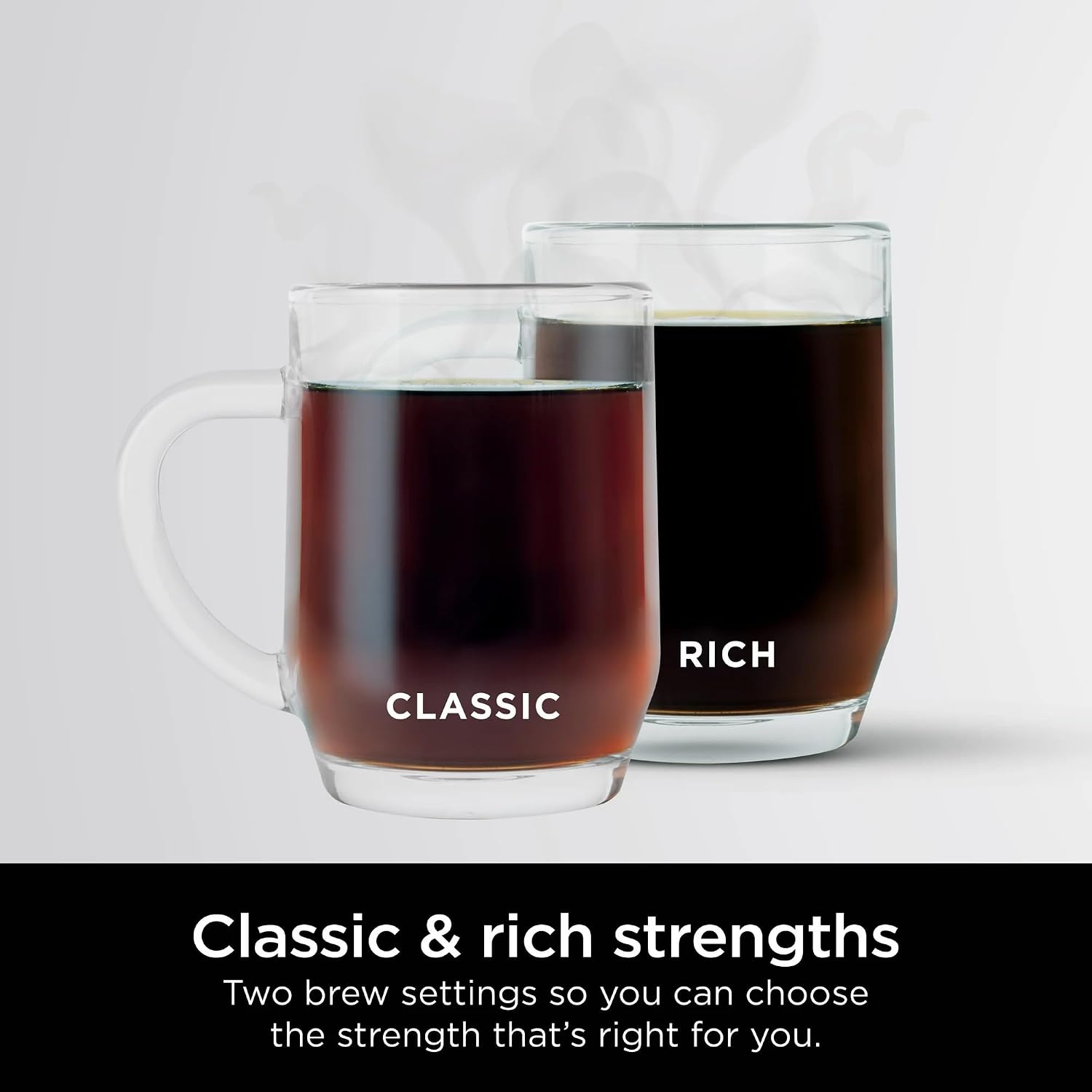 Niinja 12-Cup Programmable Coffee Maker, Glass Carafe with Classic & Rich Brew Styles, Adjustable Warming Plate & Removable 60‑oz Reservoir