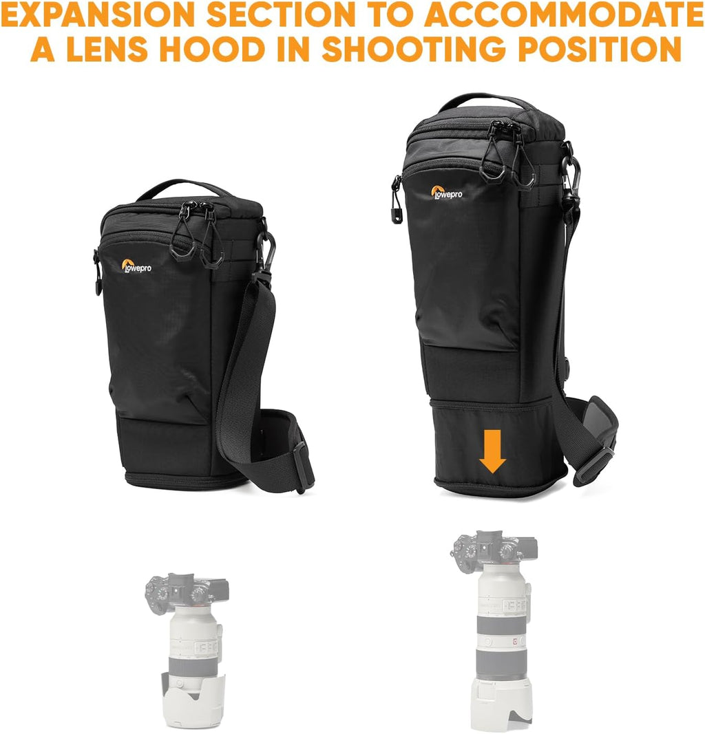 Lowepro ProTactic TLZ 75 Slim AW III Toploader Camera Bag, Camera Case for DSLR, Mirrorless, Vol. 4.5L, Dim: 14.57x4.13x5.5in for Cameras w/Lens attached, Modular Shoulder Bag, for Photographer/Video