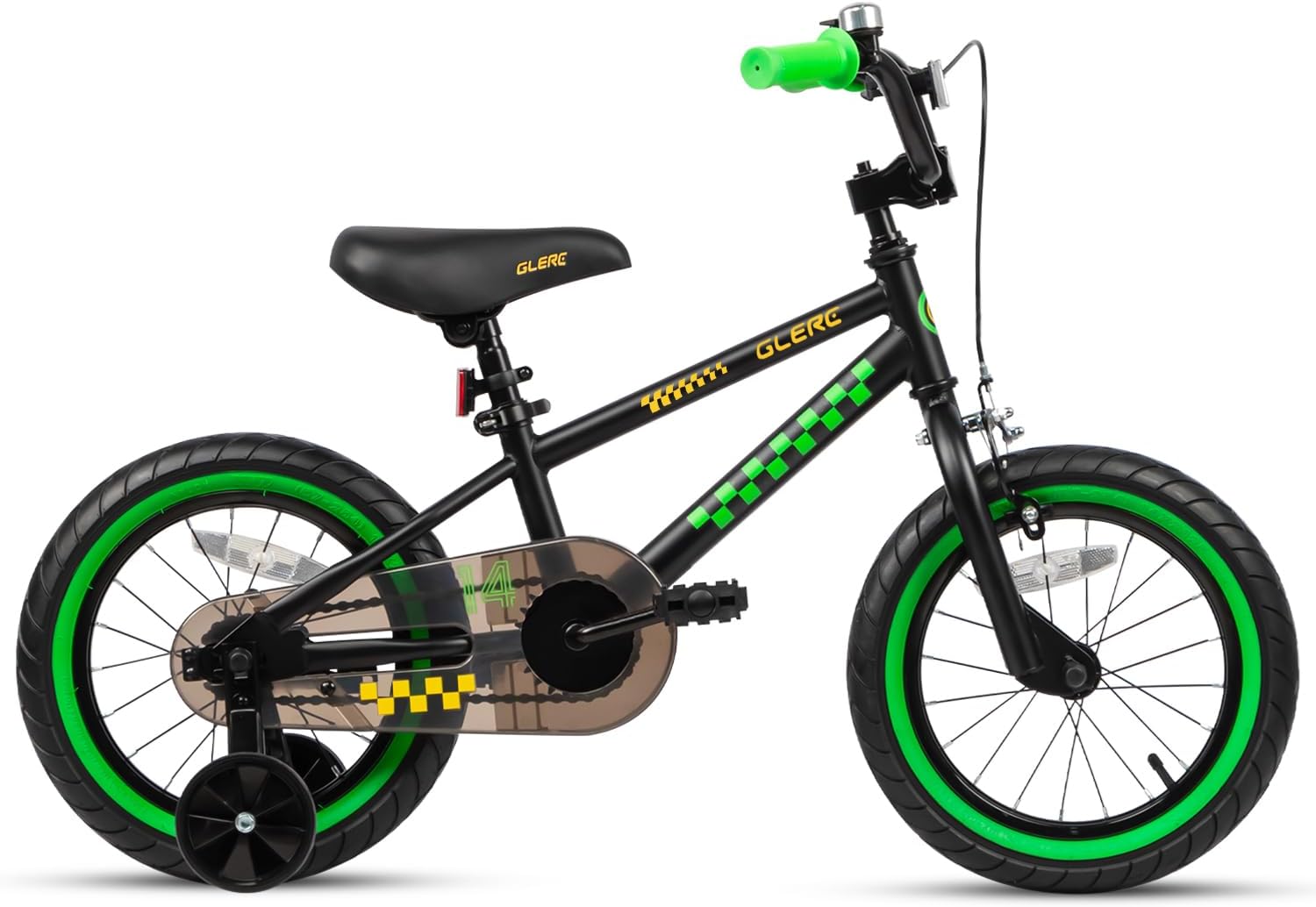 Glerc NuNu 12 14 16 Inch Kids Bike BMX Style for 2-8 Years Old Boys Girls, Toddler Bicycles with Training Wheels & Coaster Brake, Multiple Colors | Toddler Bicycles, Training Wheels, Coaster Brake, Toddler Bicycles, Training Wheels, Coaster Brake