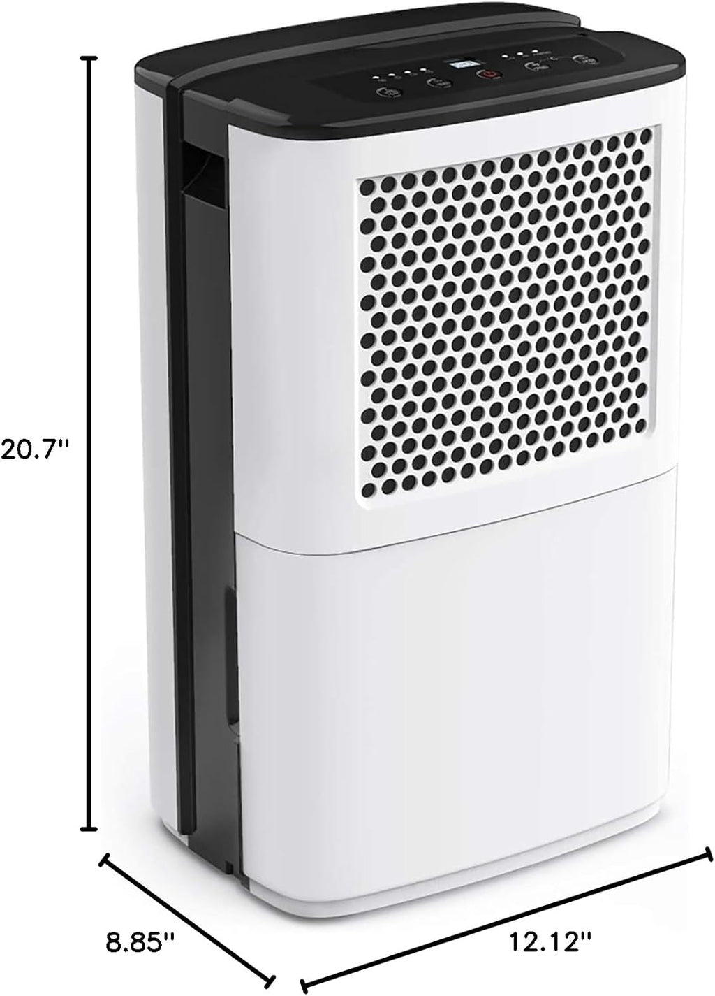 AIRPLUS 4500 Sq. Ft Dehumidifiers for Home, 70 Pints Dehumidifier for Basement with Drain Hose, Continuous Drainage, Intelligent Humidistat, Dehumidifier for bathroom, bedroom, Large Room
