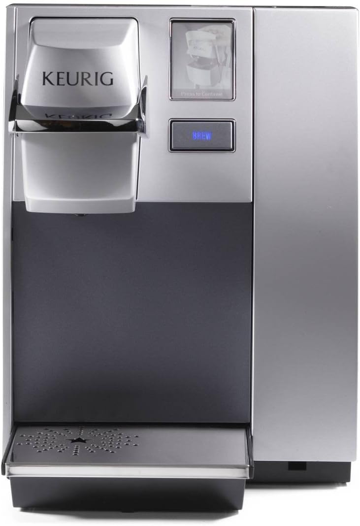 Keurig K155 Office Pro & K-Cafe SMART Single Serve K-Cup Pod Coffee Maker, Latte & Cappuccino Maker, 60 oz, Silver & Black