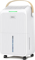 KNKA 2500 Sq.Ft Dehumidifier for Basement with Drain Hose Max 34 Pints, Dehumidifiers for Home, Bedroom, Bathroom, Large Room, Three Modes, Intelligent Humidity Control, Dry Clothes, 24HR Timer