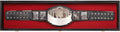 54' Wrestling Championship Belt Display Case Boxing Belt Wall Mount Display Case Shotgun Cabinet Shadow Box W/98% UV Acrylic Door Lockable