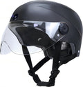 DC Smart Bike Helmet with Cameras Dual HD Front & Rear Video Recorder for Ebike & Electric Scooter, Bluetooth App Control Action Cam Helmet, CPSC Certified (Black)