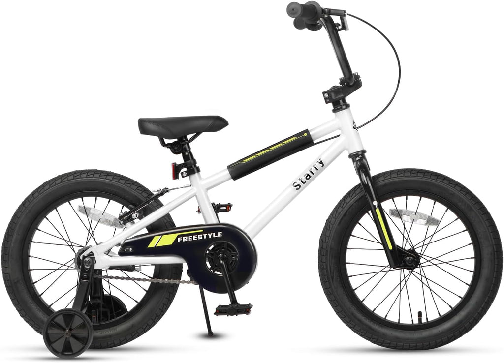 cubsala 12 14 16 18 Inch Kids Bike BMX Style Bicycle with Training Wheels Coaster Brake for 2-10 Years Old Toddlers Boys Girls Multiple Colors