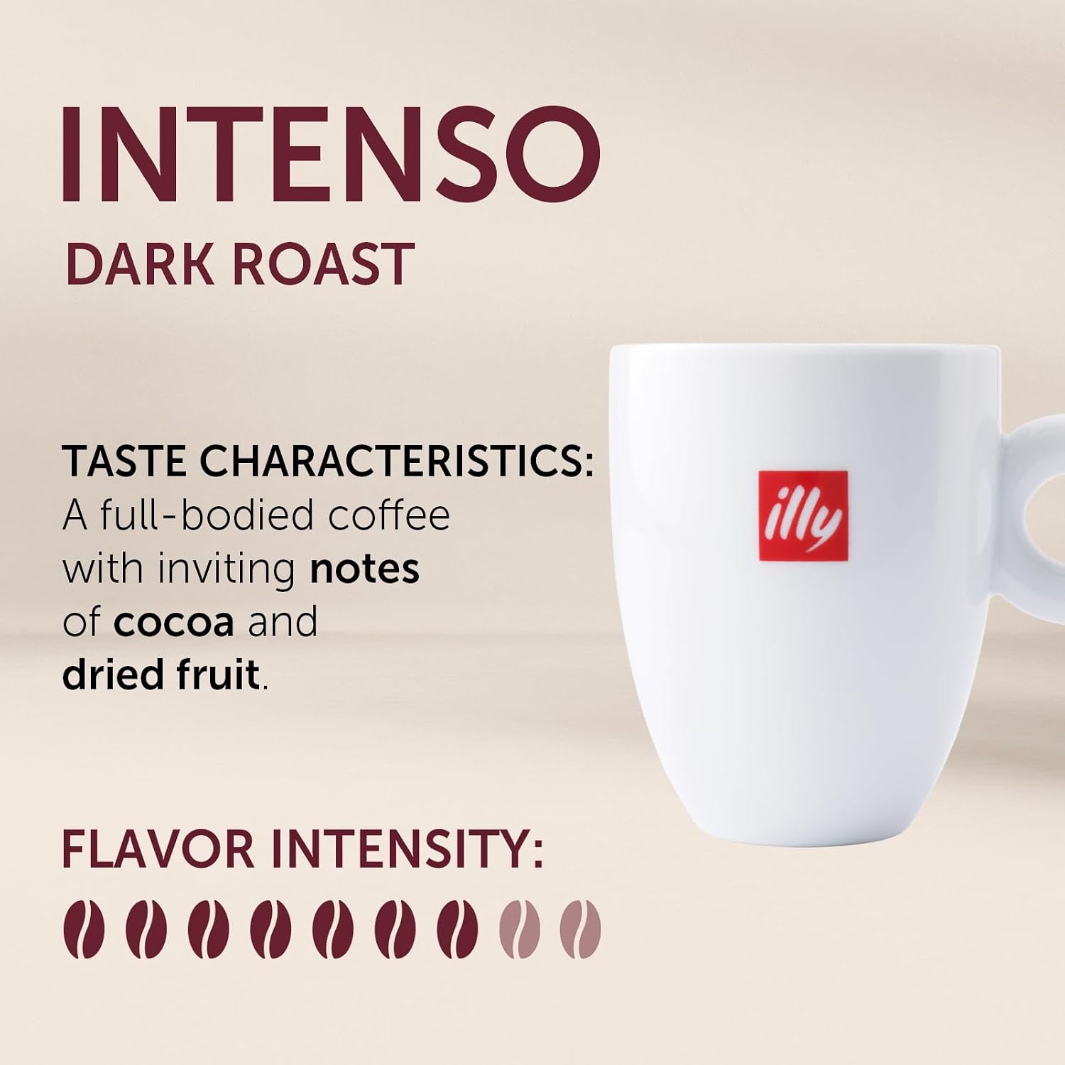 illy Coffee K Cup, Pods for Keurig Machines, Intenso Dark Roast, 100% Arabica, Premium Italian Coffee, 32 Count, 4 Pack