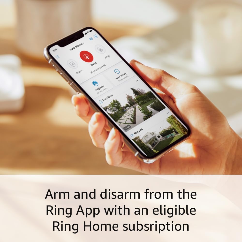 Ring Alarm 8-Piece Kit with Outdoor Cam Plus, Battery and Ring Battery Doorbell