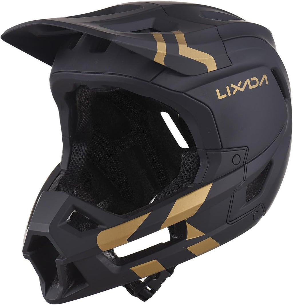 Lixada Adult Bike Helmet Full Face Mountain Bike Helmet Lightweight Bicycle Helmet Adult Cycling Helmet for Men Women 59-62CM