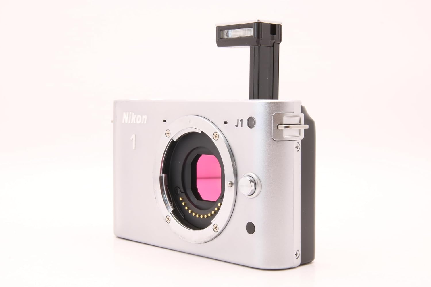 Nikon 1 J1 10.1 MP HD Digital Camera Body Only (Silver)