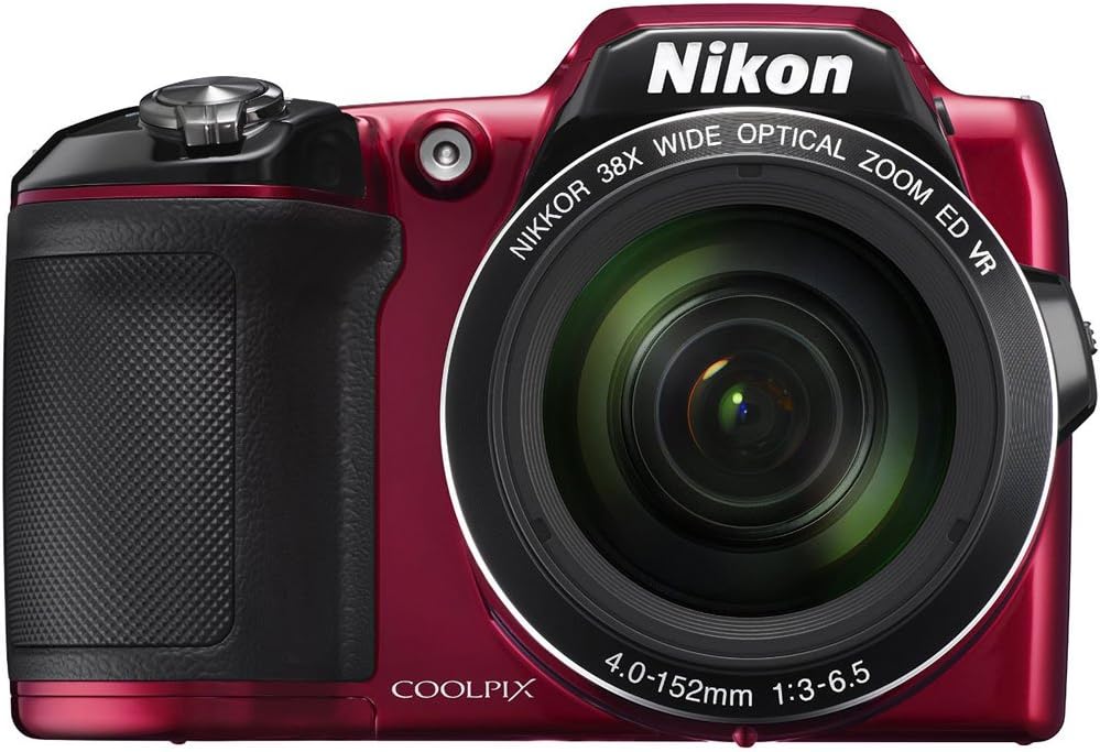 Nikon COOLPIX L840 Digital Camera with 38x Optical Zoom and Built-in Wi-Fi (Red) (Renewed)