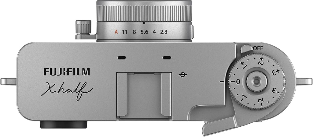 FUJIFILM X Half Premium Compact Camera, Instax Mini - Silver